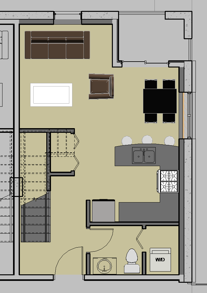Plan B1 Main Floor - plan