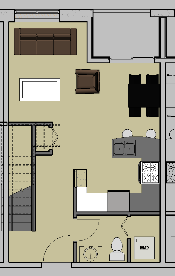 Plan B3 Main Floor - plan