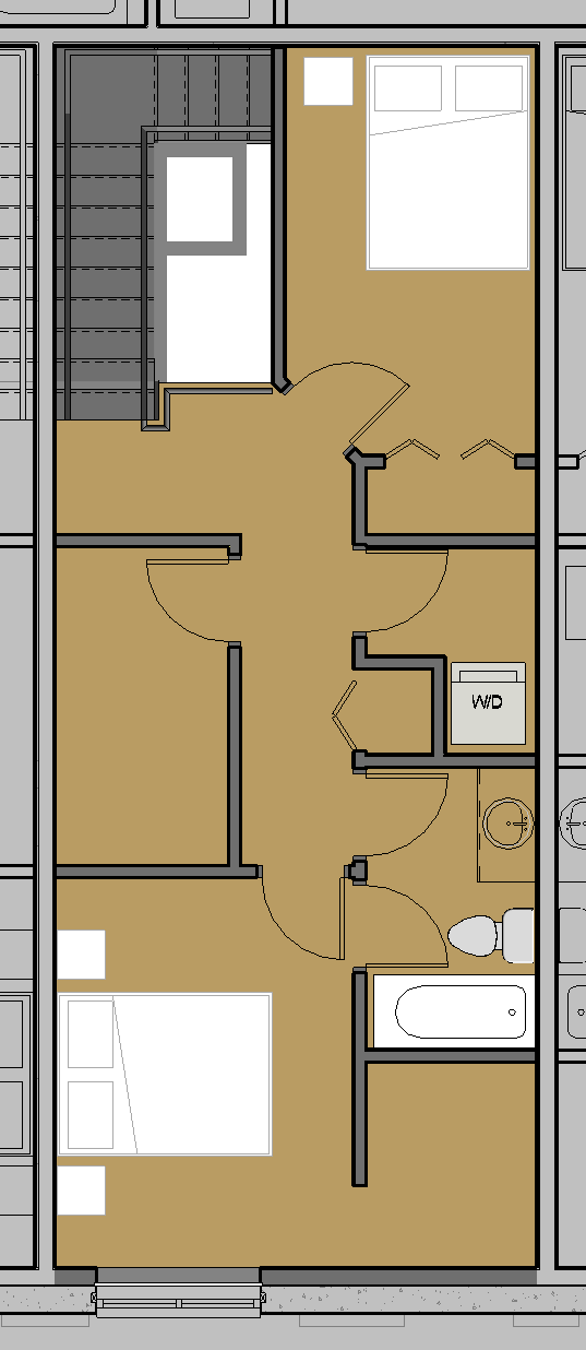 Plan C2 Upper Floor - plan
