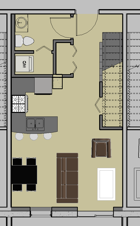 Plan F Main Floor - plan